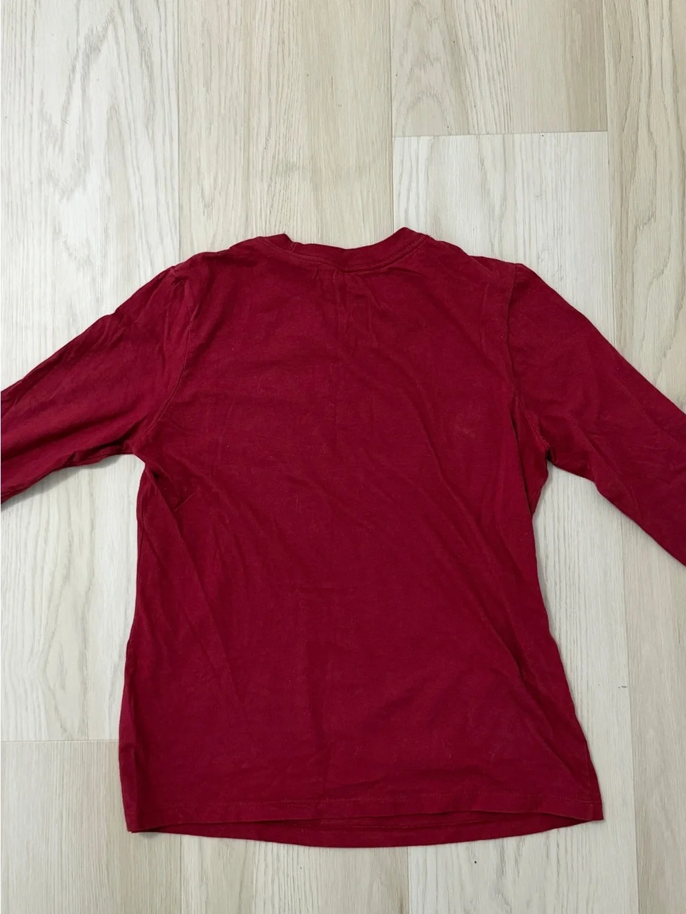 Nike Burgundy Long Sleeve Shirt